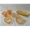 Image 1 : LOT 6 LUSTREWARE GLASS PIECES