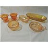 Image 3 : LOT 6 LUSTREWARE GLASS PIECES