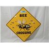 Image 2 : BEE CROSSING METAL SIGN