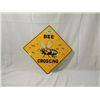Image 3 : BEE CROSSING METAL SIGN