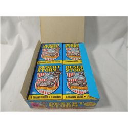 VENDOR BOX TOPPS DESERT STORM TRADING CARDS STICKE