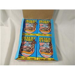 VENDOR BOX TOPPS DESERT STORM TRADING CARDS