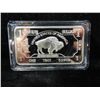 Image 1 : GERMAN SILVER 1 OUNCE BISON BAR