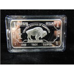 GERMAN SILVER 1 OUNCE BISON BAR