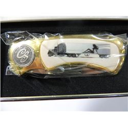 NEW FOLDING POCKETKNIFE KNIFE LOCKBACK TRUCK