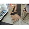 Image 1 : VINTAGE WOODEN FLAT SEAT FOLDING CHAIR