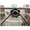 Image 2 : WROUGHT IRON FIREPLACE SCREEN CAST IRON ROSES