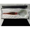 Image 2 : MURANO STYLE 8"L GLASS HANDLE MAGNIFYING GLASS