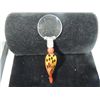 Image 1 : MURANO STYLE 6"L GLASS HANDLE MAGNIFYING GLASS