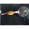 Image 3 : MURANO STYLE 7"L GLASS HANDLE MAGNIFYING GLASS