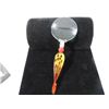 Image 1 : MURANO STYLE 8"L GLASS HANDLE MAGNIFYING GLASS