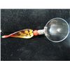 Image 2 : MURANO STYLE 7"L GLASS HANDLE MAGNIFYING GLASS