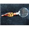 Image 2 : MURANO STYLE 6"L GLASS HANDLE MAGNIFYING GLASS