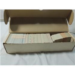 FLEER & TOPPS BASEBALL STICKERS BOX FULL