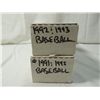 Image 2 : LOT 2 BOXES 1991-93  BASEBALL CARDS