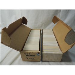LOT 2 1989 SCORE BASEBALL CARD BUILT SET