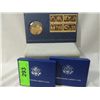 Image 2 : LOT 3 COMMEMORATIVE COINS AND METAL