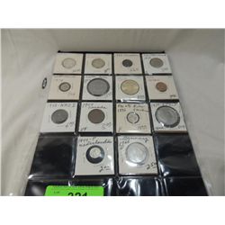 LOT 14 FOREIGN COINS 1896-1978