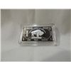 Image 2 : GERMAN SILVER 1 TROY OUNCE BISON BAR