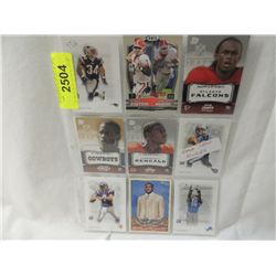 LOT 9 GOOD NEW ROOKIE FOOTBALL CARDS
