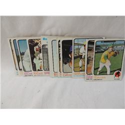 LOT 30 1973 TOPPS BASEBALL PLAYER CARDS
