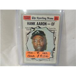 1970 SPORTING NEWS HANK ARRON CARD  #462