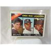 Image 1 : 1965 TOPPS RBI LEADERS BASEBALL CARD