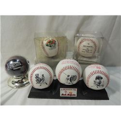 LOT 6 COMMEMORATIVE BASEBALLS