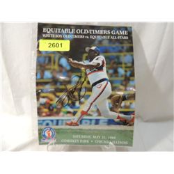 MINNIE MINOSO AUTOGRAPHED PROGRAM