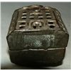 Image 3 : VINTAGE 3" TALL CAST IRON BUILDING COIN BANK