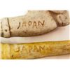 Image 2 : LOT OF 2 ANTIQUE BISQUE SMALL JAPANESE PIPES