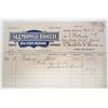 Image 1 : 1903 BILLHEAD RECEIPT REAL ESTATE, INSURANCE PAID STOCK