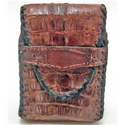 VINTAGE ALLIGATOR SKIN CIGARETTE CASE