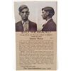 Image 1 : 1915 WANTED POSTER POSTCARD