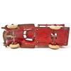 Image 3 : VINTAGE CAST IRON HUBLEY RED TOY TOW TRUCK