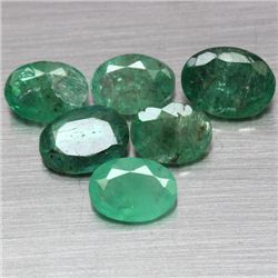 LOT OF 5.25 CTS OF GREEN ZAMBIA EMERALDS