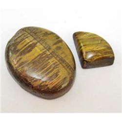 LOT OF 109.1 CTS OF TIGER'S EYE GEMSTONES