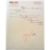 Image 1 : 1895 BILLHEAD RECEIPT MONTANA MINERAL LAND DEVELOPMENT