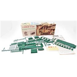 VINTAGE 1967 HAWK SAN FRANCISCO CABLE CAR MODEL KIT