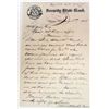 Image 1 : 1905 LETTER FROM THE SECURITY STATE BANK