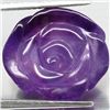Image 1 : 11.20 CT NATURAL PURPLE BRAZILIAN CARVED AMETHYST ROSE