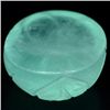 Image 2 : 19.37 CT NATURAL GREEN CHINESE CARVED FLUORITE GEMSTONE