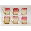 Image 1 : SET OF SIX AMBERINA MUGS. 
