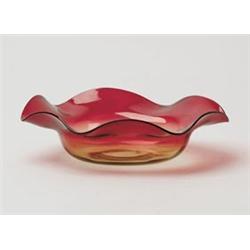 LIBBEY AMBERINA BOWL. 