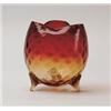 Image 1 : AMBERINA EGG SHAPED VASE.  