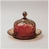 Image 1 : AMBERINA CHEESE DISH. 