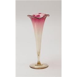 AMBERINA LILY VASE. 