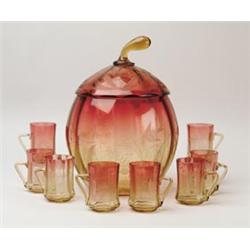 AMBERINA PUNCH SET.  
