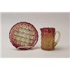 Image 1 : LOT OF TWO DAISY & BUTTON AMBERINA ITEMS. 