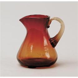 SMALL AMBERINA PITCHER.  